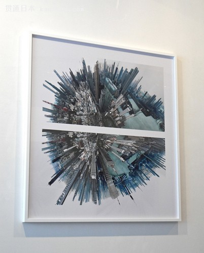 日本艺术家用300张照片制成“爆炸城市”