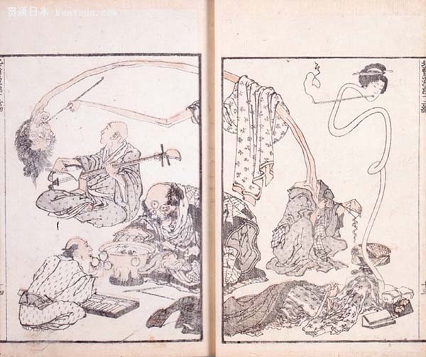 北斋漫画十二编,葛饰北斋,天保5年(1834),江户东京博物藏